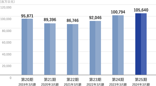 Consolidated business performance Sales graph