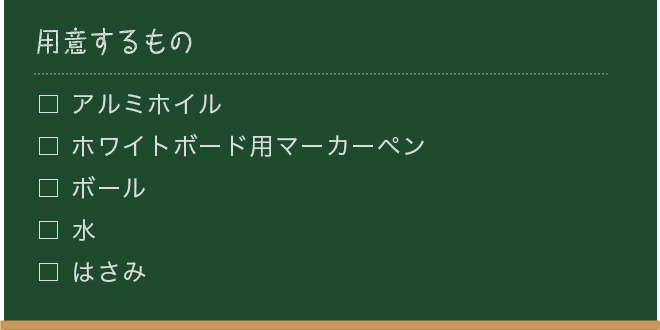 やってみよう 実験教室 やってみよう アルミニウムの自由研究 東洋アルミニウム株式会社
